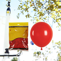Ballons en caoutchouc UW Haorun 12 pouces 2,8g, 100 pièces par paquet, haute qualité, rouge mat, écologiques, pour fêtes d'enfants et vacances