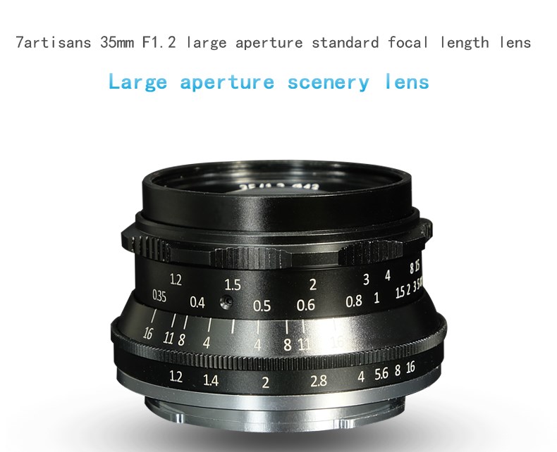 7artisans 35mm F1.2 Prime Lens for Sony E, Nikon Z, Fuji XF