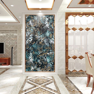 <span class=keywords><strong>Papier</strong></span> <span class=keywords><strong>peint</strong></span> mural en marbre chinois vert et <span class=keywords><strong>bleu</strong></span>, imperméable, moderne, facile à installer, pour la maison, décoration murale bon marché pour le salon - Product Image 3