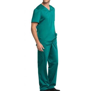 Venta al por mayor cómodo OEM Hospital Scrub trajes para médicos y enfermeras precios razonables para uniformes transpirables 2025 personalizado - Product Image 3