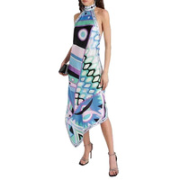 Nouvelle Robe en Polyester pour Femme, Collection Printemps-Été 2026, Imprimé Géométrique, Décontractée, Sans Manches, Taille Ample, Coupe Droite