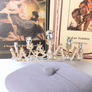Diadème de mariée européen et américain haut de gamme couronne de cristal en alliage atmosphérique <span class=keywords><strong>anniversaire</strong></span> 18 accessoires de mariage diadème <span class=keywords><strong>adulte</strong></span> - Product Image 3