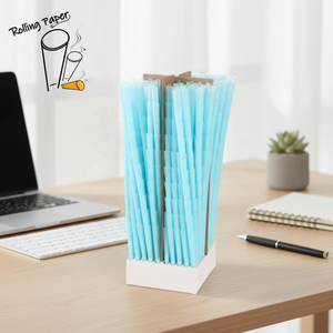 OEM customized logo cone roll paper 100% natural wood pulp biodegradable in various sizes designed specifically for <b>smoking</b> - Product Image 5