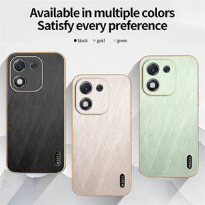 Étui de protection intégrale texturé en cuir avec fil doré Lichicase pour Honor X70 X9D Magic 8 Lite - Product Image 1