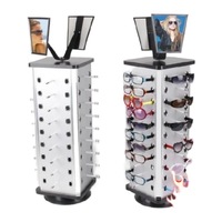 Présentoir de lunettes en métal personnalisé Nouveau design de boutique Porte-lunettes de soleil amovible pour lunettes Présentoir de lunettes de soleil