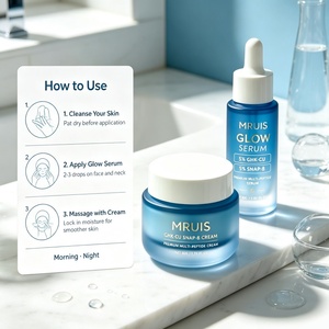 Suero Vegano de Ácido Hialurónico MRUIS GHK-CU & SNAP-8 30ml, Set para el Cuidado Facial, Servicio Personalizado OEM/ODM Disponible - Product Image 6