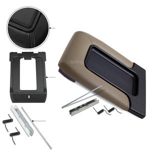 Cubierta de Reposabrazos para Consola Central Chevrolet 19127366, Caja de Almacenamiento de Cuero Beige para GMC 1999-2007 - Product Image 1