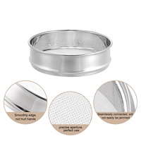 Tamis de laboratoire standard en acier inoxydable 304 de qualité alimentaire, tamis en maille tissée de 2 mm