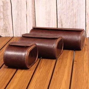 Bull da chính hãng du lịch xem cuộn và da thật xem trường hợp hiển thị cho đồng hồ duy nhất - Product Image 4