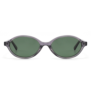 Cat Eye Sunglasses Full Rim Solid Black Frame Anti-Uv Protection Unisex Adult Lightweight <b>Polycarbonate</b> Lens - Product Image 6