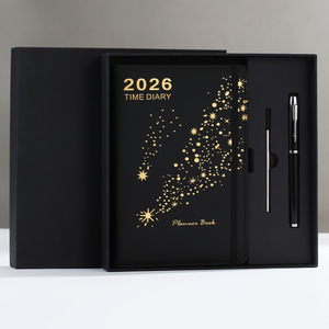 Agenda Anual Personalizada 2026, Planificador Diario, Tapa Dura, Cuaderno Español, 365 Días, Encuadernación Térmica, Versión de Exportación en Inglés, en Existencia - Product Image 1