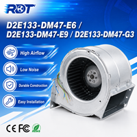 Ventilador Centrífugo AC D2E133-DM47-G3 230V 133mm de Doble Entrada, para Ventilación y Refrigeración de Equipos Industriales, Repuesto