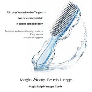Peine Mágico Heshu Alemán, Estilo de Celebridad de Internet de TikTok, para Dar Volumen y Desenredar el Cabello, Suaviza los Nudos, de Plástico, de Doble Uso (Seco/Húmedo) - Product Image 4