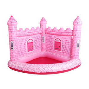 Château Gonflable Personnalisé Princesse avec Piscine et Jouets Aquatiques, Structure Gonflable Rebondissante - Product Image 1