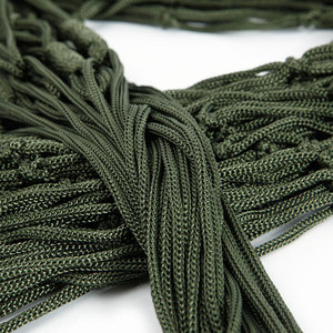 Hamaca Colgante de Nylon para Dormir al Aire Libre, para Viajes y Campamentos, Cama Colgante Portátil de Malla y Cuerda - Product Image 5