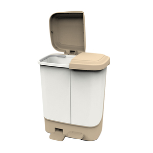 De plástico del hogar de <span class=keywords><strong>reciclaje</strong></span> de basura <span class=keywords><strong>cubo</strong></span> de basura con <span class=keywords><strong>pedal</strong></span> de basura con tapa para Cocina - Product Image 3