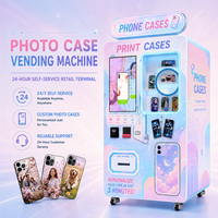 Máquina Expendedora de Fundas Personalizadas para Teléfonos con Impresión de Fotos, Máquina Expendedora de Fundas con Control Táctil para Museos y Tiendas de Regalos