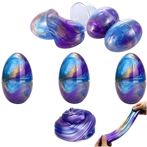 Hot Selling Starry Sky Crystal Egg Slime Cross-Border Mixed Color Mud Jelly Plastic Manufacturer's Wholesale - Product Image 5