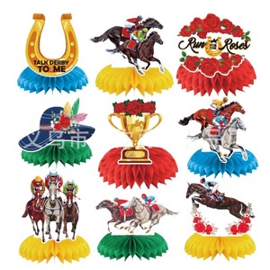 Horse Racing Themed Party Cutlery Set Disposable Table Decoration Birthday Party Supplies Equestrian Competition Decorations - Product Image 4