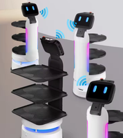 Robot Serveur Intelligent de Livraison de Repas 2026 MiCity à Prix Usine avec Charge Utile de 30 kg, Navigation Automatique, Robot de Restaurant, Contrôle à Distance par APP