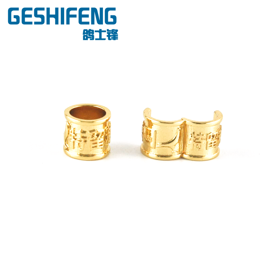 gold parrot leg band