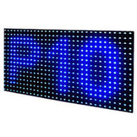 P10 antiair modul peraga LED warna tunggal celup biru dalam dan luar ruangan untuk iklan layar tanda LED