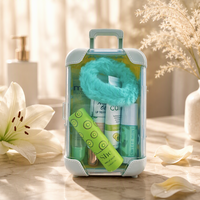 Meilleures ventes - Mini valise rectangulaire en plastique ABS rigide de haute qualité, personnalisable, pour bonbons, cils, épaisseur 3 mm, couvercle transparent, boîte UV