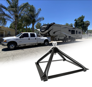 LUNSHUO Ultimate 5th Wheel Connection Rail Mount Hitch Kit para RV Camper Adaptador de cuello de cisne (rieles no incluidos) - Product Image 2