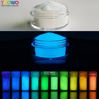 Poudre de pigment phosphorescent d'aluminate de strontium neutre et fluorescent pour l'art des ongles et le maquillage du corps/du visage