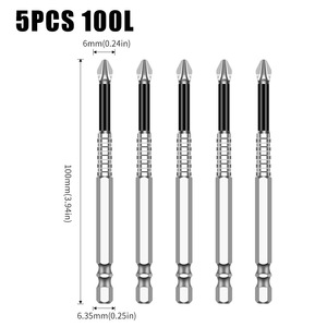 Công nghiệp chống trượt tuốc nơ vít bit S2 hợp kim lớp 5A độ cứng cho tua vít điện - Product Image 4