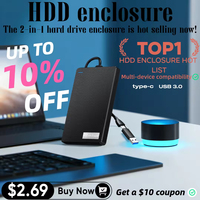 Disque dur mobile transfrontalier 1 To haute vitesse USB 3.0, disque dur mobile tout-en-un 2 To, disque dur externe pour téléphone portable et bureau privé
