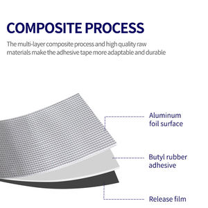 <span class=keywords><strong>Nastro</strong></span> adesivo butilico sigillante <span class=keywords><strong>nastro</strong></span> impermeabile a tenuta stagna <span class=keywords><strong>nastro</strong></span> di alluminio per la costruzione di tetto in metallo riparazione - Product Image 3