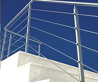 Balustrade en verre HDSAFE moderne en acier inoxydable pour terrasse, balcon, hôtel, maison, escalier extérieur