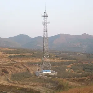 Cell Phone Tower GSM Cell Phone Mobile Angular Antenna Lattice Mast Telecommunication 3 Legs 4 Legs Radio And Television Tower