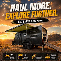 Remorque de camping-car Kinlife pour véhicules utilitaires sportifs avec carrosserie en aluminium moderne et caractéristiques tout-terrain pour le camping en plein air