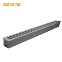 Spot lumineux led encastrable dans le sol, linéaire, imperméable conforme à la norme IP67, 1000mm, 24v, RGBW, DMX 512, 36 W, éclairage d'extérieur, idéal pour un trottoir