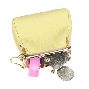 Monederos AndoBag con Patrón de Litchi para Mujeres y Niñas, Bolsa de Almacenamiento de Llaves con Cierre de Beso en Color Sólido, Monedero Casual para Monedas 1685 - Product Image 6