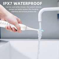 Brosse à dents électrique sonique ultrasonique intelligente rechargeable biodégradable IPX7 pas chère avec minuteur