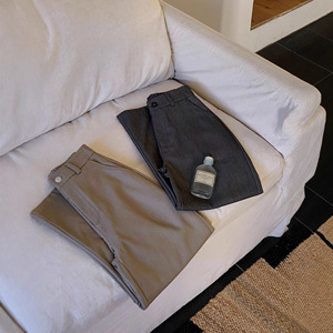 Pantalones de pierna ancha plisados para mujer, pantalones de cuchillo rectos de moda para Otoño e Invierno 2025, pantalones largos informales drapeados sueltos - Product Image 2