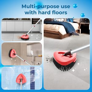 Non-Scratch Bristles <strong>Scrub</strong> for Vileda <strong>Turbo</strong> EasyWring Floor Mop Heavy-Duty Tile Deep Cleaning Brush-Drop Shipping - Product Image 6