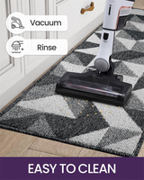 Tapis de cuisine antidérapants lavables en machine, résistant à la saleté, fabricant de tapis et de tapis de cuisine absorbants en gros