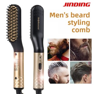 2025 <strong>Hair</strong> <strong>Straightener</strong> Professional 2 In 1 Straight Flat Iron Electric Hot Comb Straightening Brush Women <strong>Straightener</strong> Comb - Product Image 3