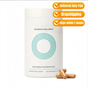 Suplemento Capilar de Biotina para Mujer en Cápsulas Duras, Suplementos para el Cuidado de la Salud, Cabello Más Grueso y Abundante, Bienestar del Cuero Cabelludo - Product Image 1