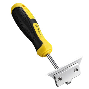 Grattoir détartrant ménager 5x75mm en acier inoxydable, outil de nettoyage durable pour hotte, vitres de cuisinière et sols - Product Image 1