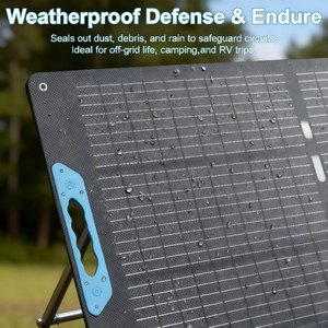 Panel Solar Plegable de Silicio Monocristalino PET Profesional de 400W de Alta Eficiencia (23.5%), Certificado TUV, Impermeable y Portátil - Product Image 5
