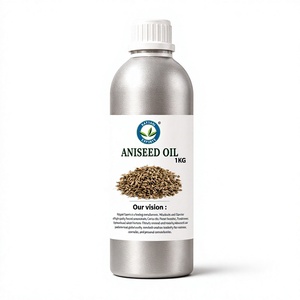Huile Essentielle d'Anis Distillée à la Vapeur 1KG Huile Naturelle de Graines d'Anis (Pimpinella Anisum) pour Formulations Cosmétiques, Soins de la Peau et Soins Personnels - Product Image 1
