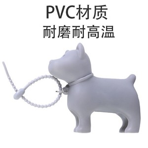 Dispensador de Bolsas para Excrementos de Mascotas, Forma de Perro, Portátil, para Correa, Mochila, Uso en Exteriores, Material HDPE - Product Image 3