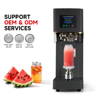 Machine de scellage commerciale automatique électrique non rotative pour bouteilles en papier, plastique, boissons gazeuses et canettes en aluminium
