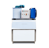 Machine à glace en flocon pour poisson 500kg par jour Machine à glaçons en flocon