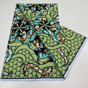 Véritable Wax <span class=keywords><strong>Pagne</strong></span> Africain Super Real Wax Original 6 Yards 100% Coton Batik Robe <span class=keywords><strong>Dentelle</strong></span> Loincloth Hollandais - Product Image 1